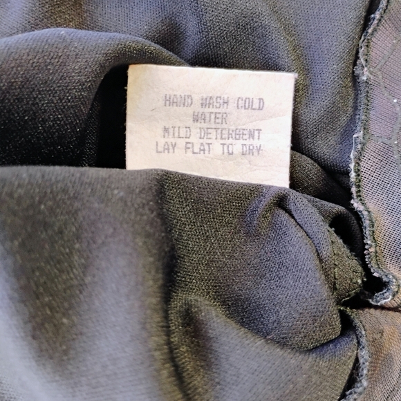 Y2K M Studio Cowl Neck Dress Fairy Grunge Floral Glittery Brown Black Size Med - Picture 11 of 15